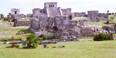 Main buildings at Tulum